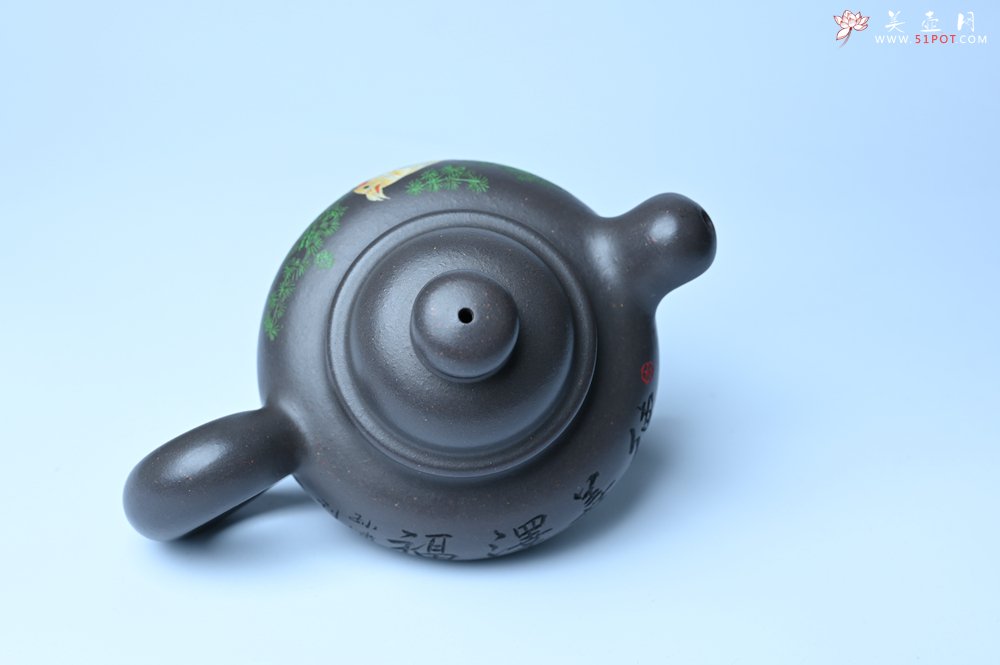 紫砂壶图片：美壶特惠 手工手制紫砂壶特好青灰泥松鼠壶 茶壶 茶具 单壶 - 宜兴紫砂壶网