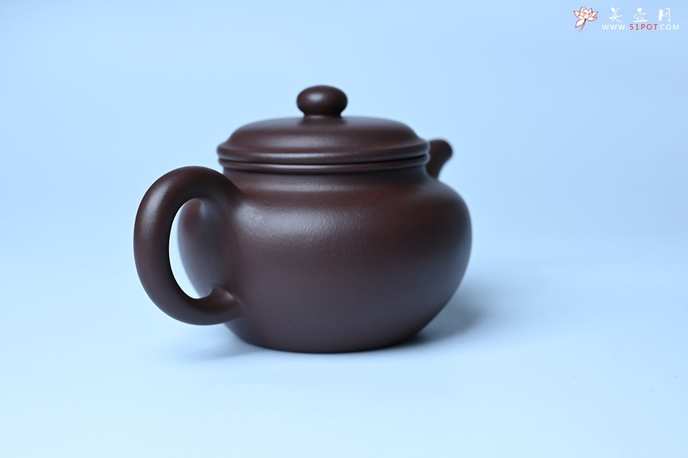 紫砂壶图片：特好老紫泥全手工仿古壶 茶人醉爱 - 宜兴紫砂壶网