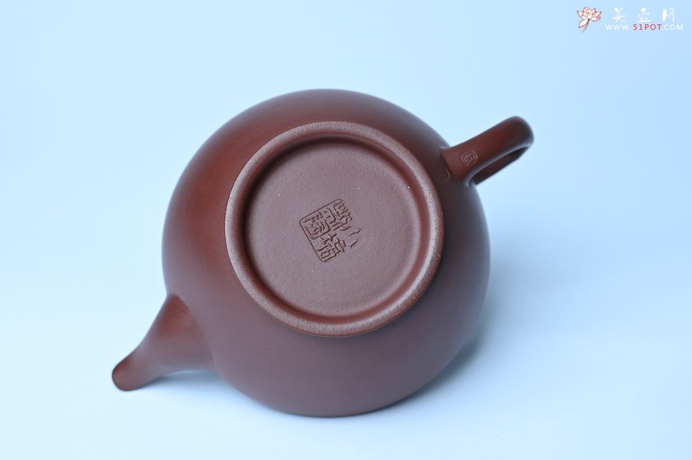 紫砂壶图片：潜力股周小培老师 4号井深井红皮龙 全手工汉云壶 - 宜兴紫砂壶网