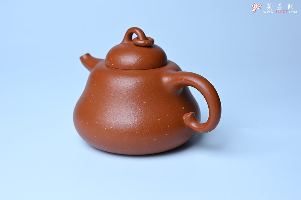 紫砂壶图片：美壶特惠 特好铺砂红泥福禄葫芦壶 茶人醉爱 - 宜兴紫砂壶网