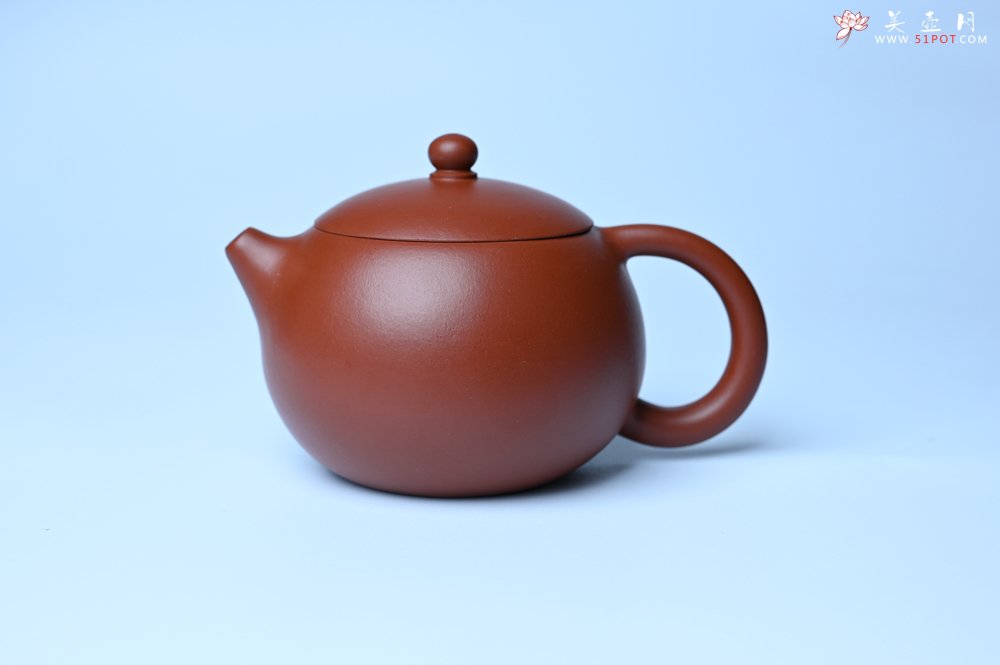 紫砂壶图片：美壶特惠 油润大红袍朱泥 小品西施壶 茶人醉爱 - 宜兴紫砂壶网