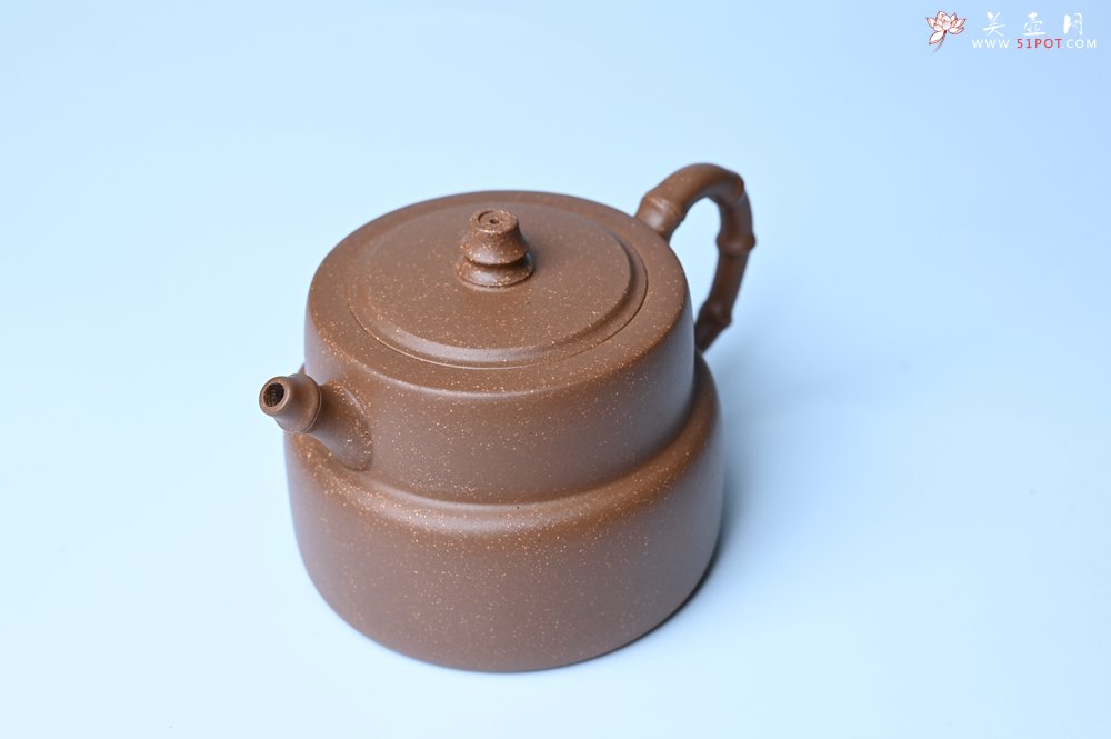 紫砂壶图片：美壶特惠 精致秀雅趣竹壶 茶人醉爱 - 宜兴紫砂壶网