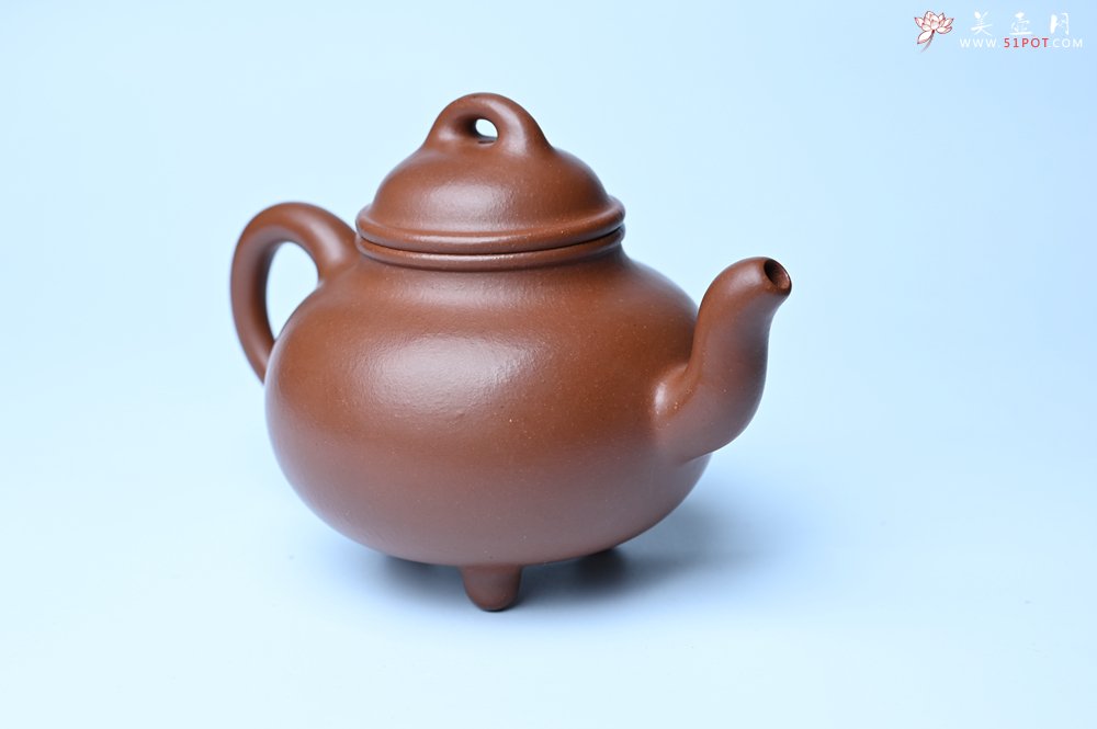 紫砂壶图片：潜力股周小培老师 特好清水泥全手工过桥乳鼎壶 期待与您结缘 - 宜兴紫砂壶网