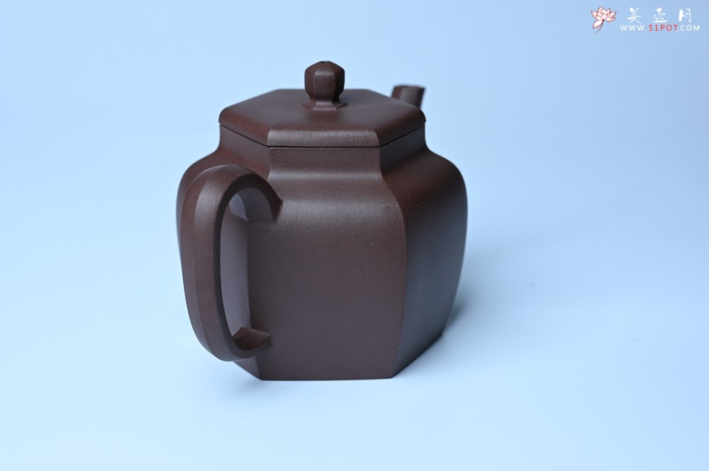 紫砂壶图片：美壶特惠 潜力股凌晨老师 精致紫泥全手工高登壶 期待与您结缘 - 宜兴紫砂壶网