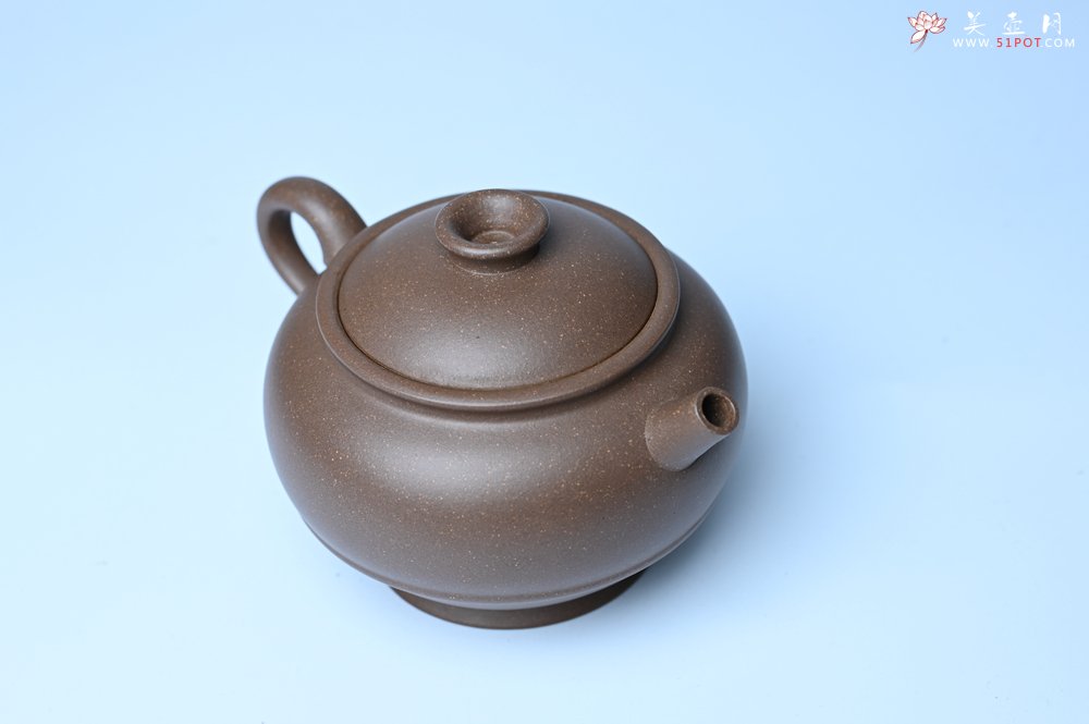 紫砂壶图片：美壶特惠 紫砂壶手工手制青灰段泥巨轮壶 茶壶 茶具 单壶 - 宜兴紫砂壶网