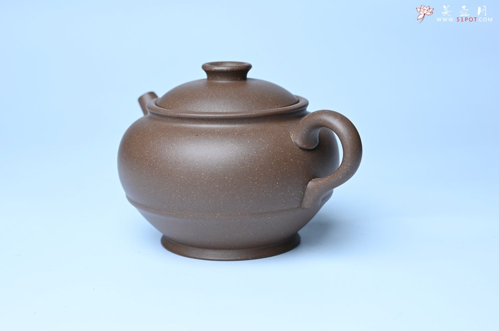 紫砂壶图片：美壶特惠 紫砂壶手工手制青灰段泥巨轮壶 茶壶 茶具 单壶 - 宜兴紫砂壶网