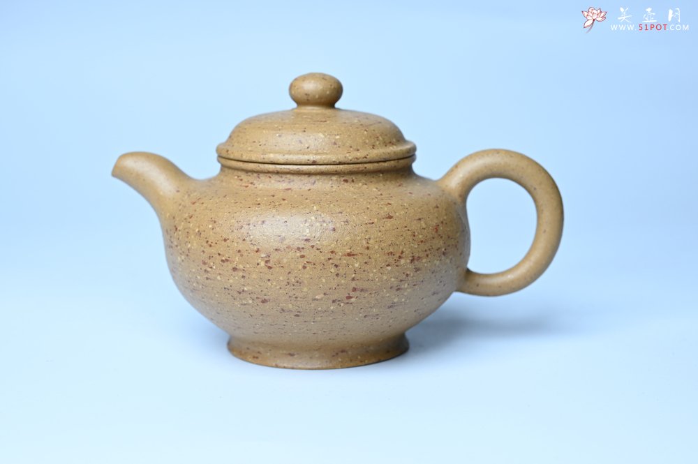 紫砂壶图片：美壶特惠 特好粗砂桃花段泥掇只紫砂壶 茶人醉爱 - 宜兴紫砂壶网