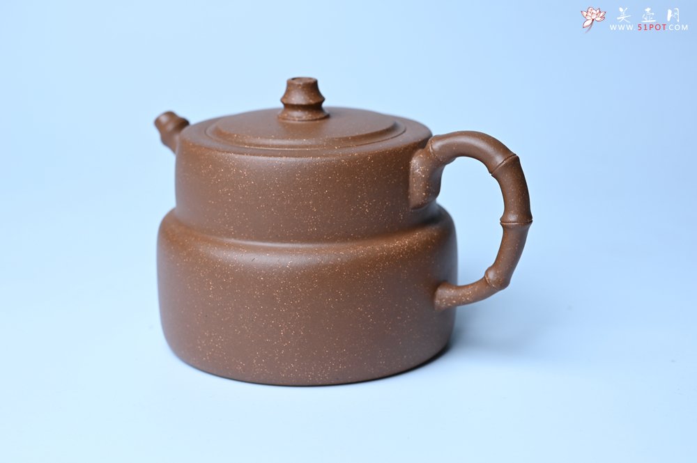 紫砂壶图片：美壶特惠 精致秀雅趣竹壶 茶人醉爱 - 宜兴紫砂壶网