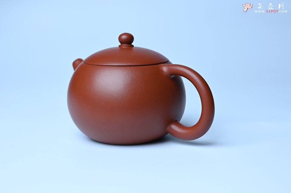 紫砂壶图片：美壶特惠 油润大红袍朱泥 小品西施壶 茶人醉爱 - 宜兴紫砂壶网