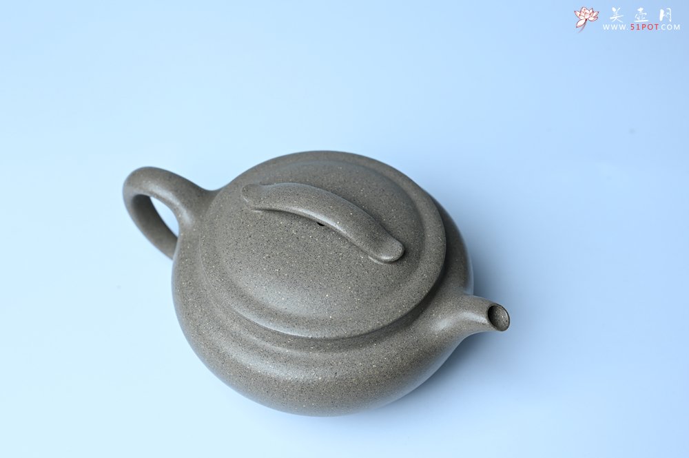 紫砂壶图片：美壶特惠 特好芝麻绿泥云帆紫砂壶 茶人醉爱 - 宜兴紫砂壶网