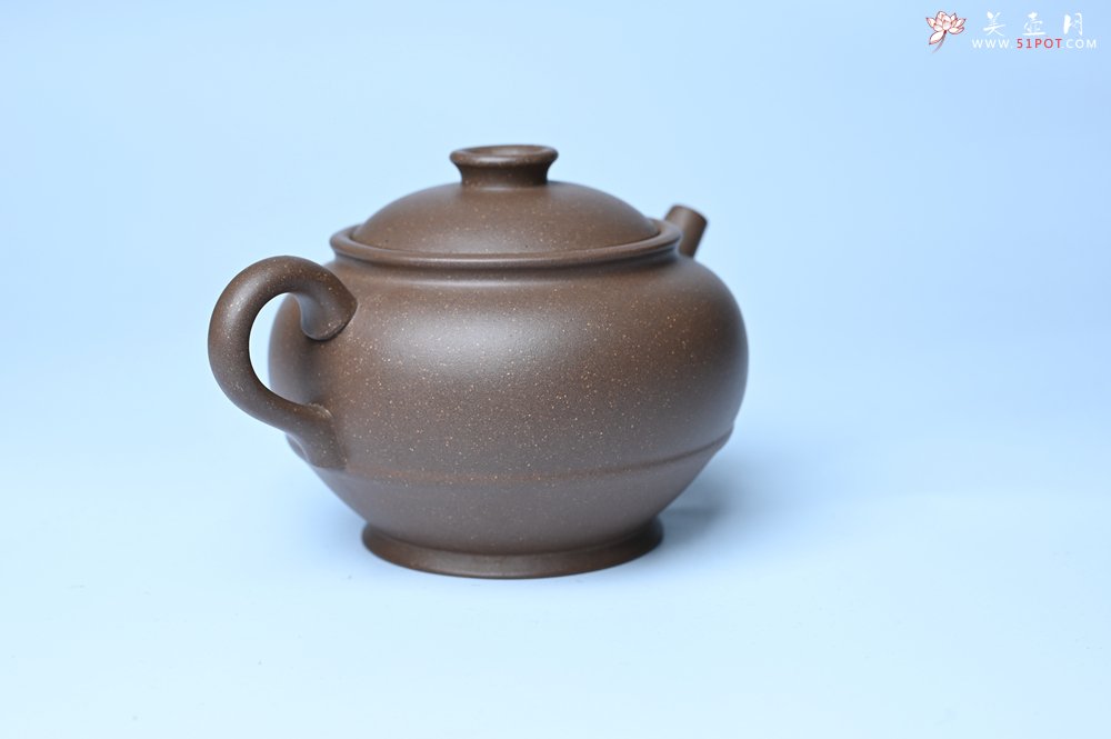 紫砂壶图片：美壶特惠 紫砂壶手工手制青灰段泥巨轮壶 茶壶 茶具 单壶 - 宜兴紫砂壶网
