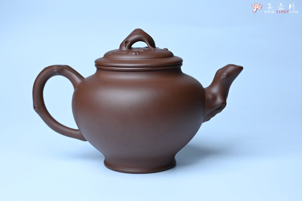紫砂壶图片：美壶特惠 精致报春系列之梅花报春壶 - 宜兴紫砂壶网