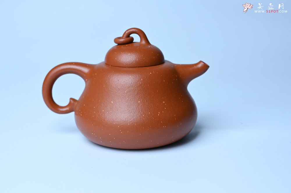 紫砂壶图片：美壶特惠 特好铺砂红泥福禄葫芦壶 茶人醉爱 - 宜兴紫砂壶网