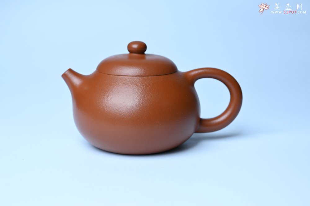 紫砂壶图片：潜力股周小培 油润黄龙山朱泥 全手工文旦壶 壶特好 期待与您结缘 - 宜兴紫砂壶网