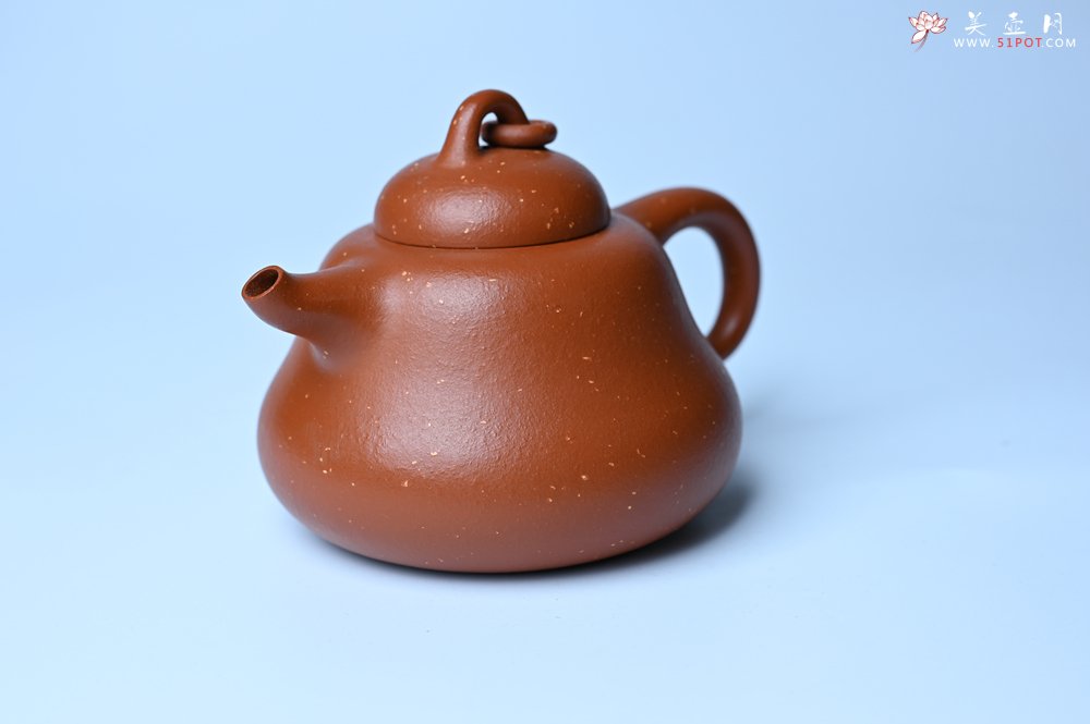 紫砂壶图片：美壶特惠 特好铺砂红泥福禄葫芦壶 茶人醉爱 - 宜兴紫砂壶网