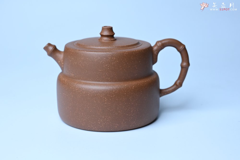 紫砂壶图片：美壶特惠 精致秀雅趣竹壶 茶人醉爱 - 宜兴紫砂壶网