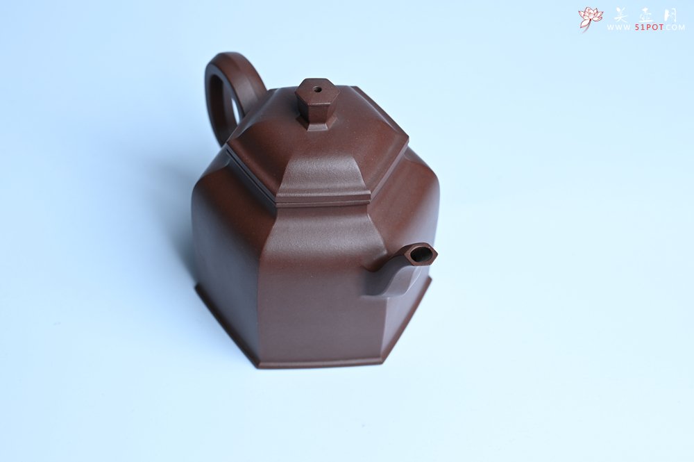 紫砂壶图片：美壶特惠 精致全手工六方金钟 泥料超好 - 宜兴紫砂壶网