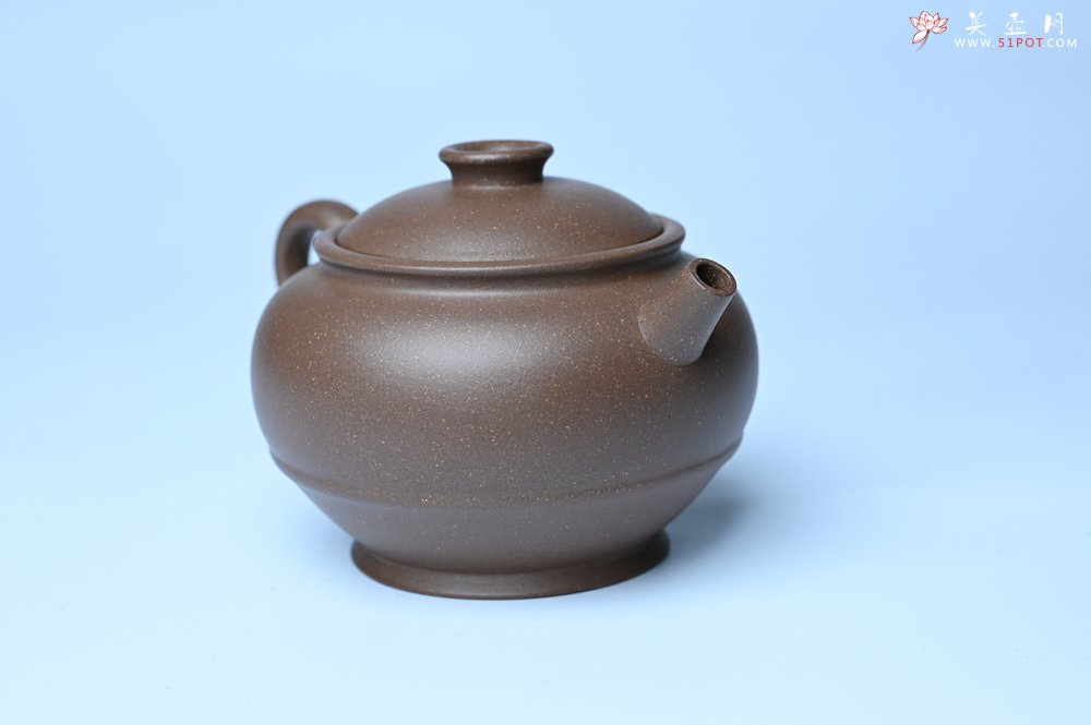 紫砂壶图片：美壶特惠 紫砂壶手工手制青灰段泥巨轮壶 茶壶 茶具 单壶 - 宜兴紫砂壶网