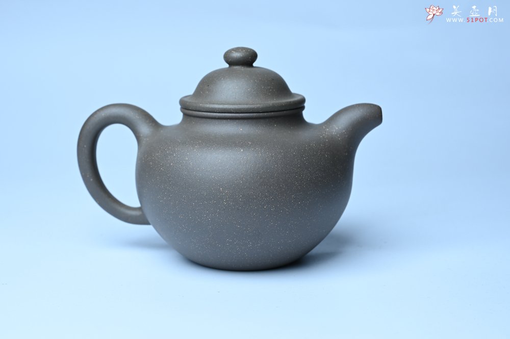 紫砂壶图片：美壶特惠 精致青段大亨掇只壶 茶人醉爱 - 宜兴紫砂壶网