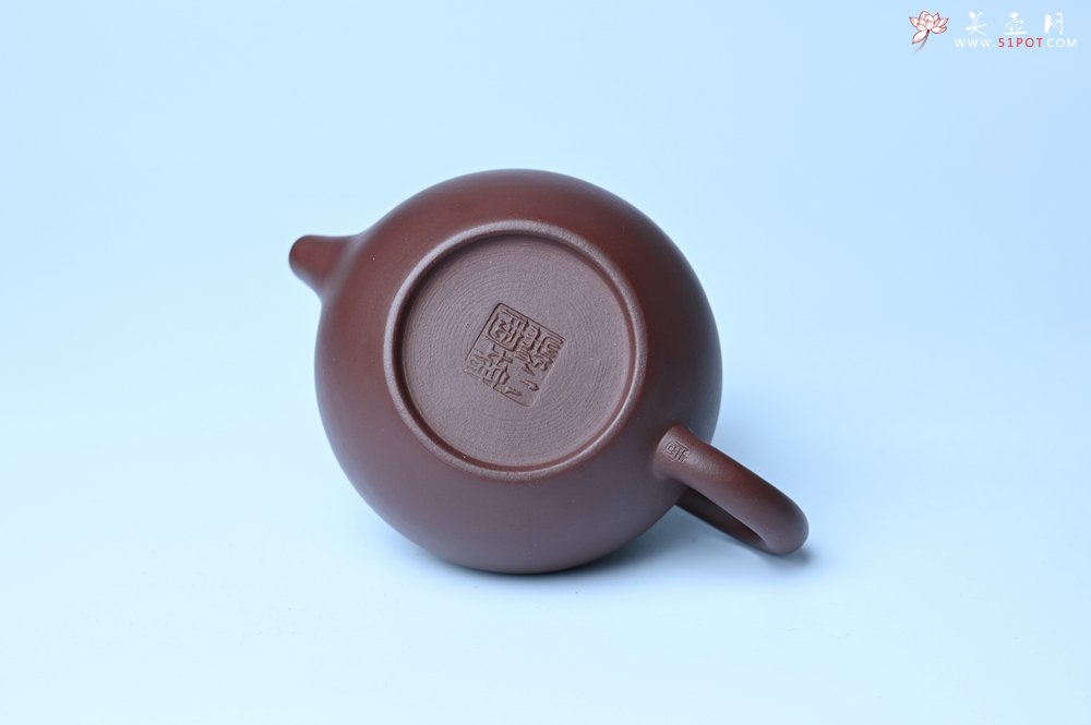 紫砂壶图片：特好老紫泥全手工寿桃壶 茶人醉爱 - 宜兴紫砂壶网