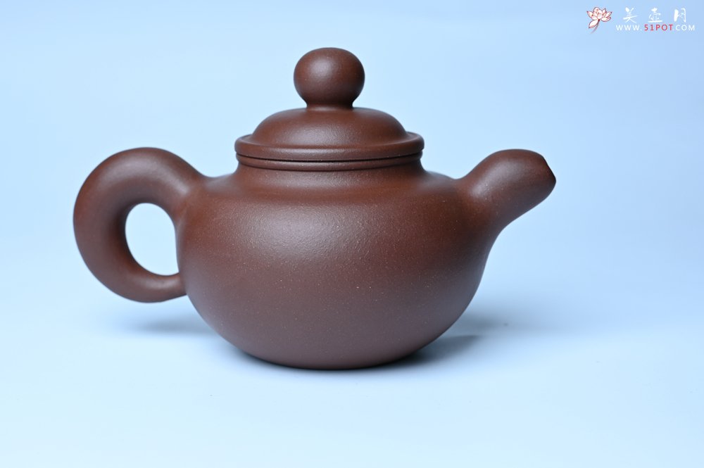 紫砂壶图片：美壶特惠 黑星红拼紫泥（家藏限量）道洪圆珠壶 - 宜兴紫砂壶网