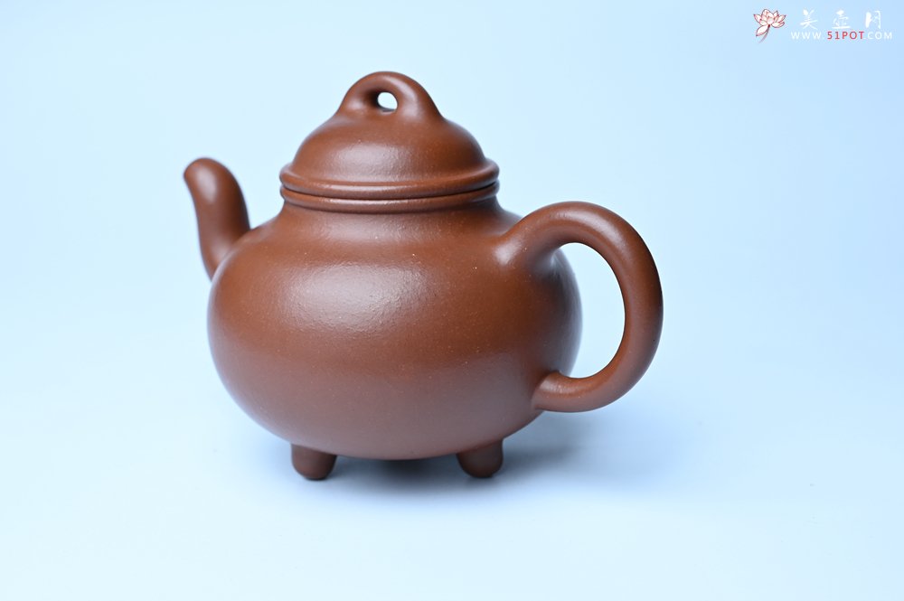 紫砂壶图片：潜力股周小培老师 特好清水泥全手工过桥乳鼎壶 期待与您结缘 - 宜兴紫砂壶网