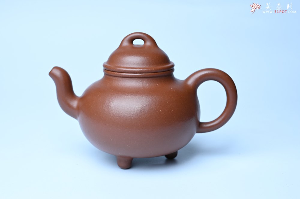 紫砂壶图片：潜力股周小培老师 特好清水泥全手工过桥乳鼎壶 期待与您结缘 - 宜兴紫砂壶网