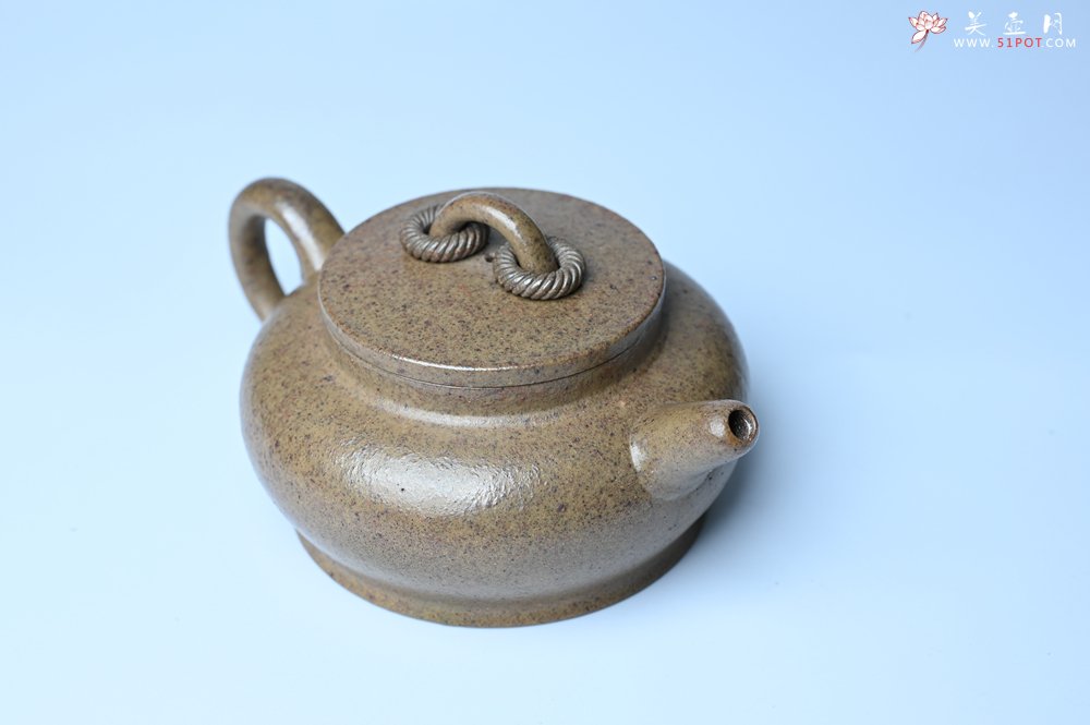 紫砂壶图片：美壶特惠 优质柴烧双圈壶 茶人醉爱 - 宜兴紫砂壶网