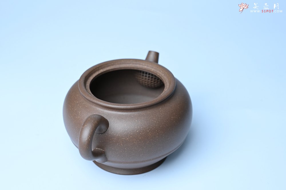 紫砂壶图片：美壶特惠 紫砂壶手工手制青灰段泥巨轮壶 茶壶 茶具 单壶 - 宜兴紫砂壶网