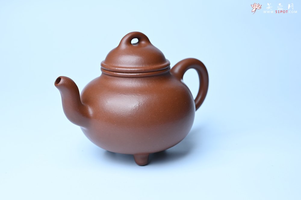 紫砂壶图片：潜力股周小培老师 特好清水泥全手工过桥乳鼎壶 期待与您结缘 - 宜兴紫砂壶网