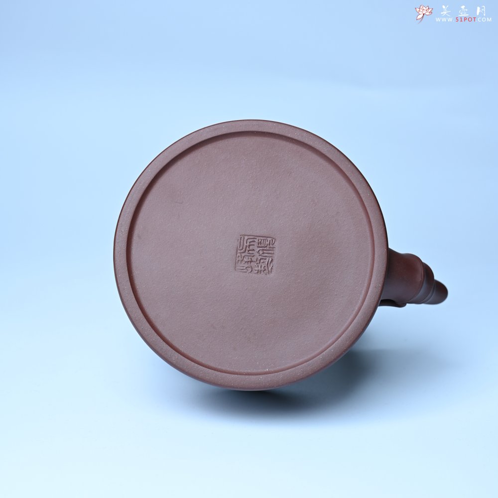 紫砂壶图片：美壶特惠紫砂壶手工手制紫泥竹段提梁壶 茶壶 茶具 单壶 - 宜兴紫砂壶网