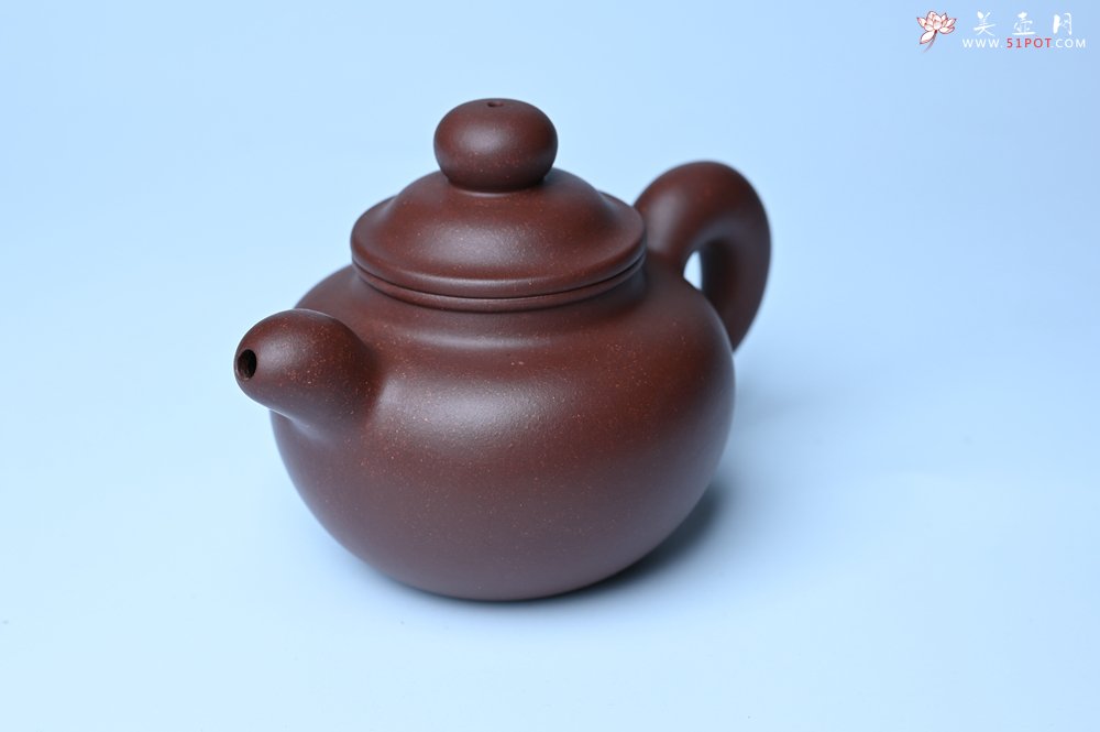 紫砂壶图片：迎中秋特惠 周老师精工力作 道洪圆珠 超精致 出水如柱 - 宜兴紫砂壶网
