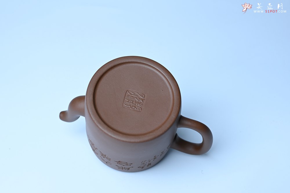 紫砂壶图片：美壶特惠 潜力股王静然 优质紫泥双圈壶 春风大雅能容物 装饰文雅 - 宜兴紫砂壶网