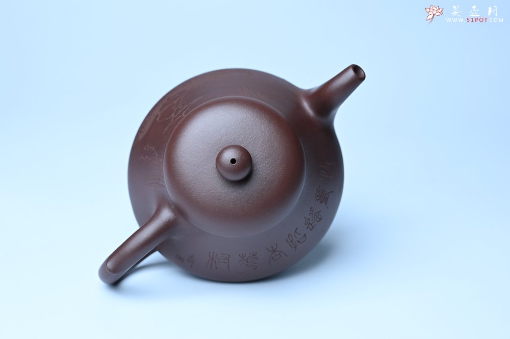 紫砂壶图片：潜力股周小培老师全手工底槽青缘德壶（借问酒家何处有）牧童遥指杏花村 期待与您结缘 - 宜兴紫砂壶网