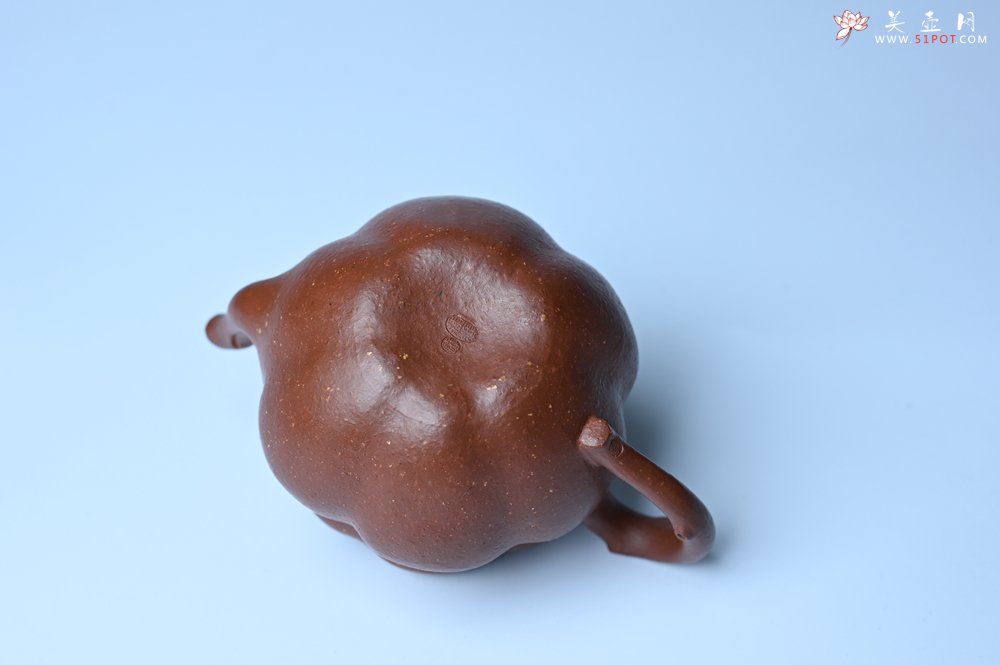 紫砂壶图片：美壶特惠 特好降坡泥 柿柿如意紫砂壶 肌理丰富生动 - 宜兴紫砂壶网