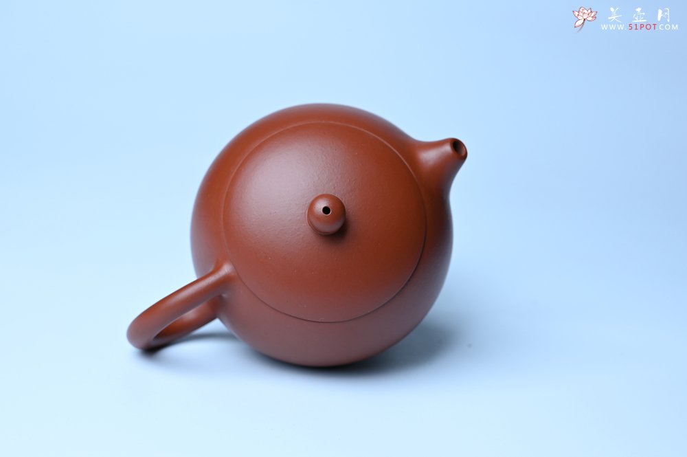 紫砂壶图片：美壶特惠 油润大红袍朱泥 小品西施壶 茶人醉爱 - 宜兴紫砂壶网