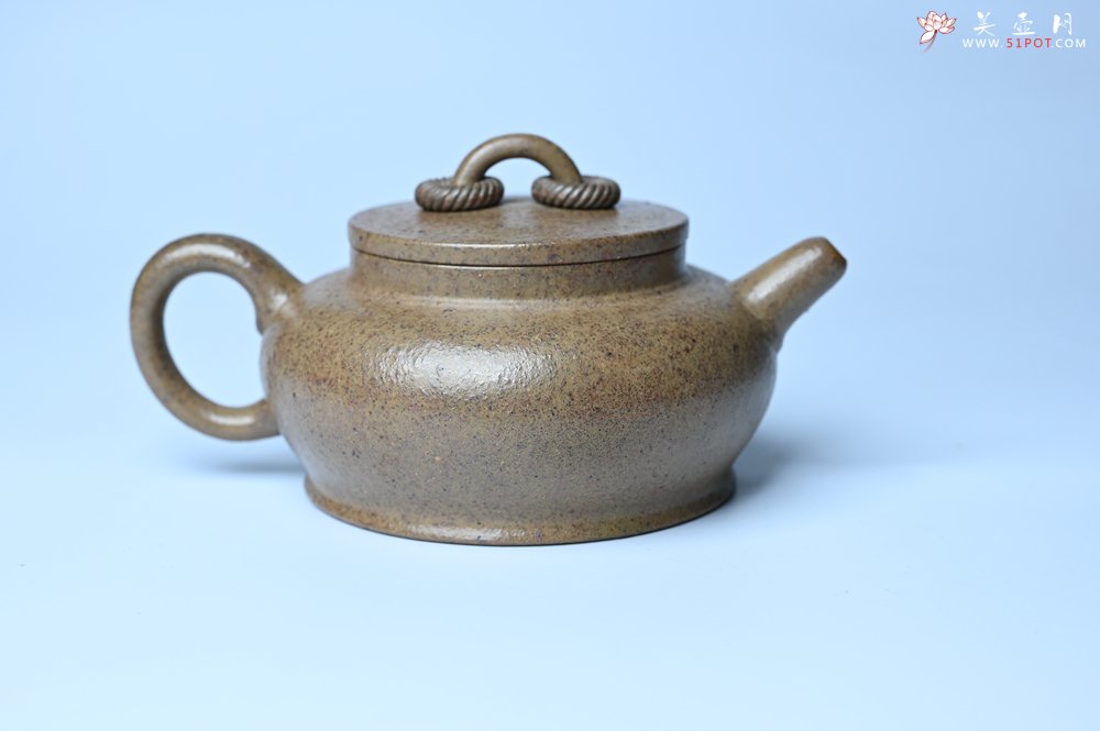 紫砂壶图片：美壶特惠 优质柴烧双圈壶 茶人醉爱 - 宜兴紫砂壶网