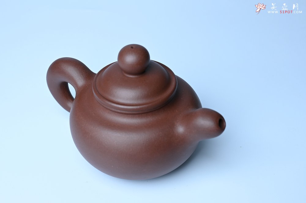 紫砂壶图片：美壶特惠 黑星红拼紫泥（家藏限量）道洪圆珠壶 - 宜兴紫砂壶网
