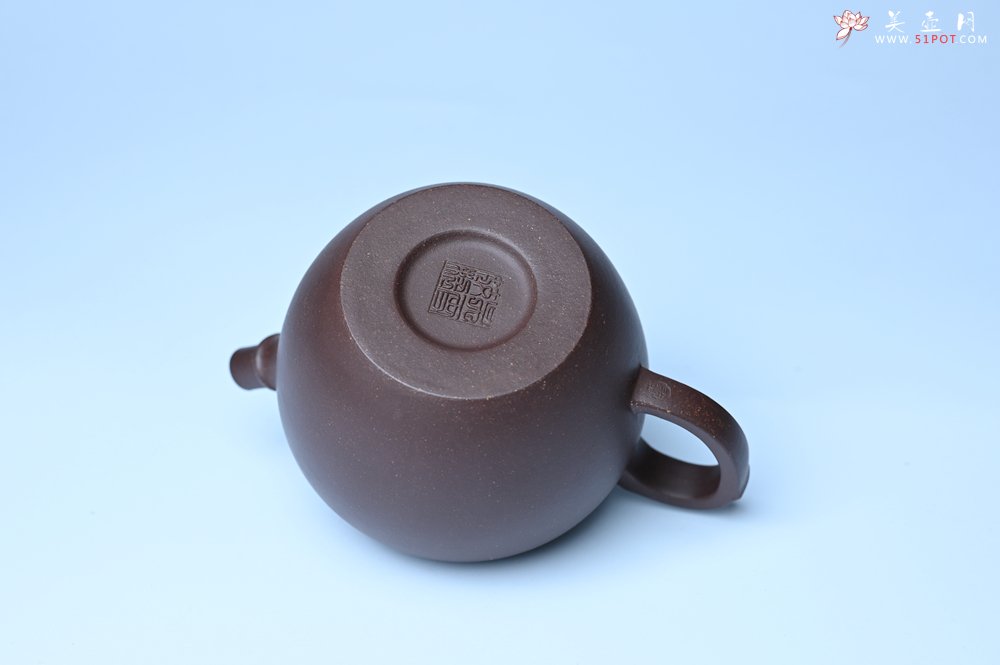 紫砂壶图片：美壶特惠 精致紫泥竹巨轮壶 茶人醉爱 - 宜兴紫砂壶网