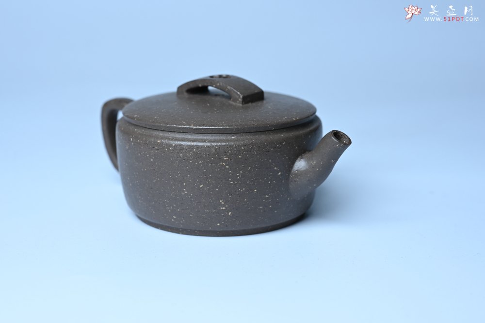 紫砂壶图片：美壶特惠 优质青灰段泥汉瓦壶 茶人醉爱 - 宜兴紫砂壶网