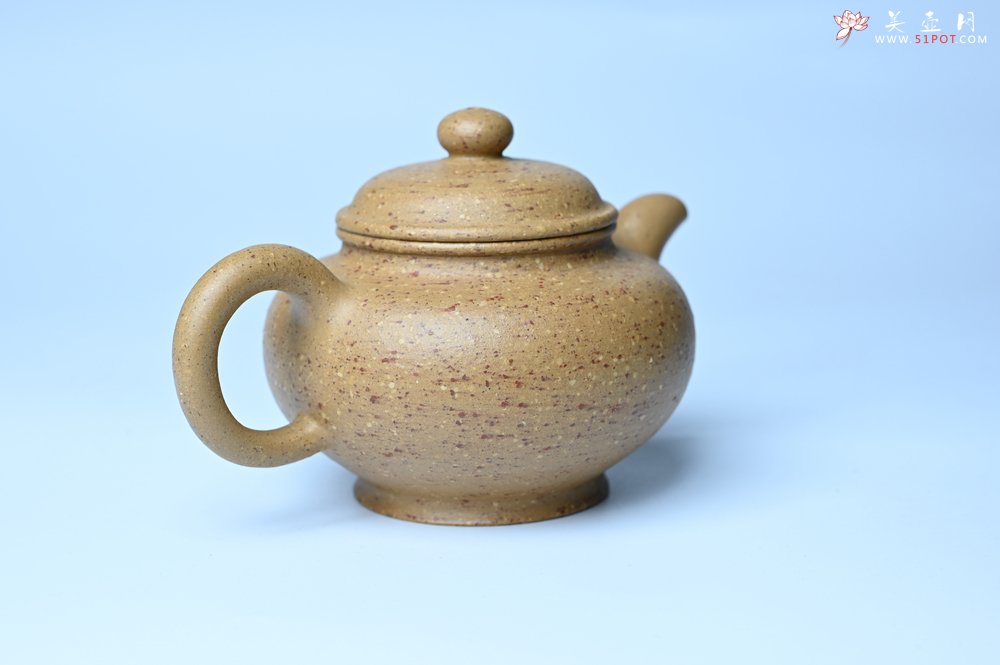 紫砂壶图片：美壶特惠 特好粗砂桃花段泥掇只紫砂壶 茶人醉爱 - 宜兴紫砂壶网