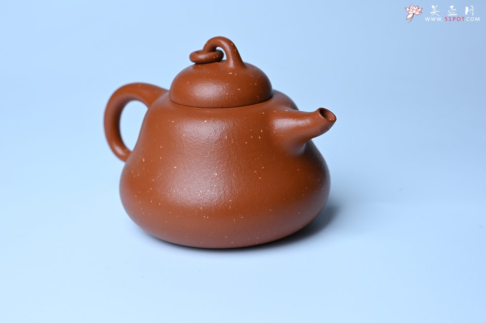 紫砂壶图片：美壶特惠 特好铺砂红泥福禄葫芦壶 茶人醉爱 - 宜兴紫砂壶网