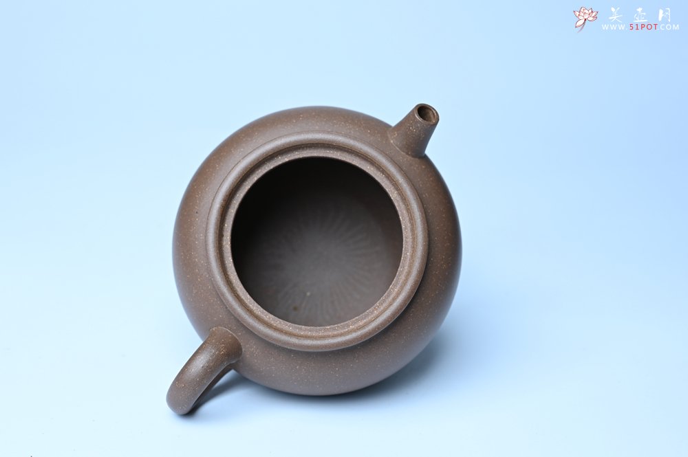 紫砂壶图片：美壶特惠 紫砂壶手工手制青灰段泥巨轮壶 茶壶 茶具 单壶 - 宜兴紫砂壶网