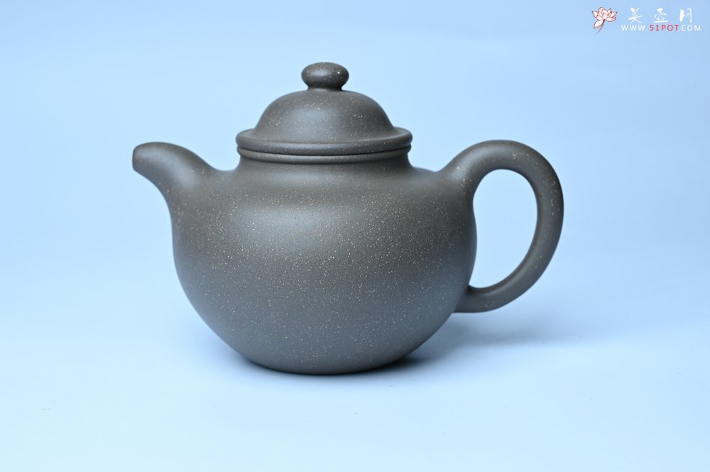 紫砂壶图片：美壶特惠 精致青段大亨掇只壶 茶人醉爱 - 宜兴紫砂壶网