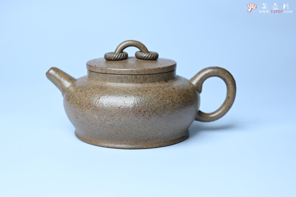 紫砂壶图片：美壶特惠 优质柴烧双圈壶 茶人醉爱 - 宜兴紫砂壶网