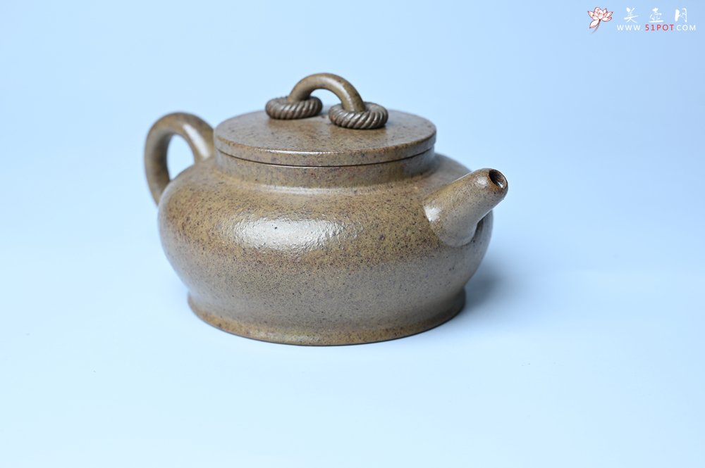 紫砂壶图片：美壶特惠 优质柴烧双圈壶 茶人醉爱 - 宜兴紫砂壶网