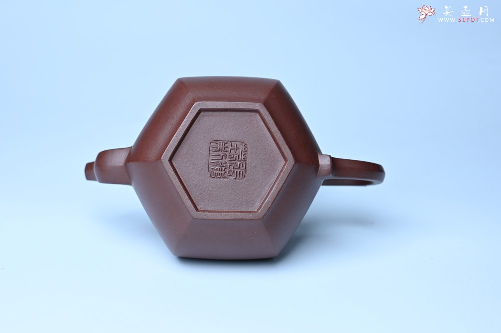 紫砂壶图片：全手工六方高韵 韵味悠长 - 宜兴紫砂壶网