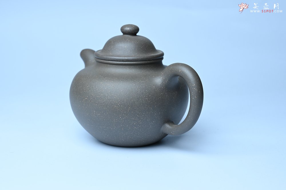 紫砂壶图片：美壶特惠 精致青段大亨掇只壶 茶人醉爱 - 宜兴紫砂壶网