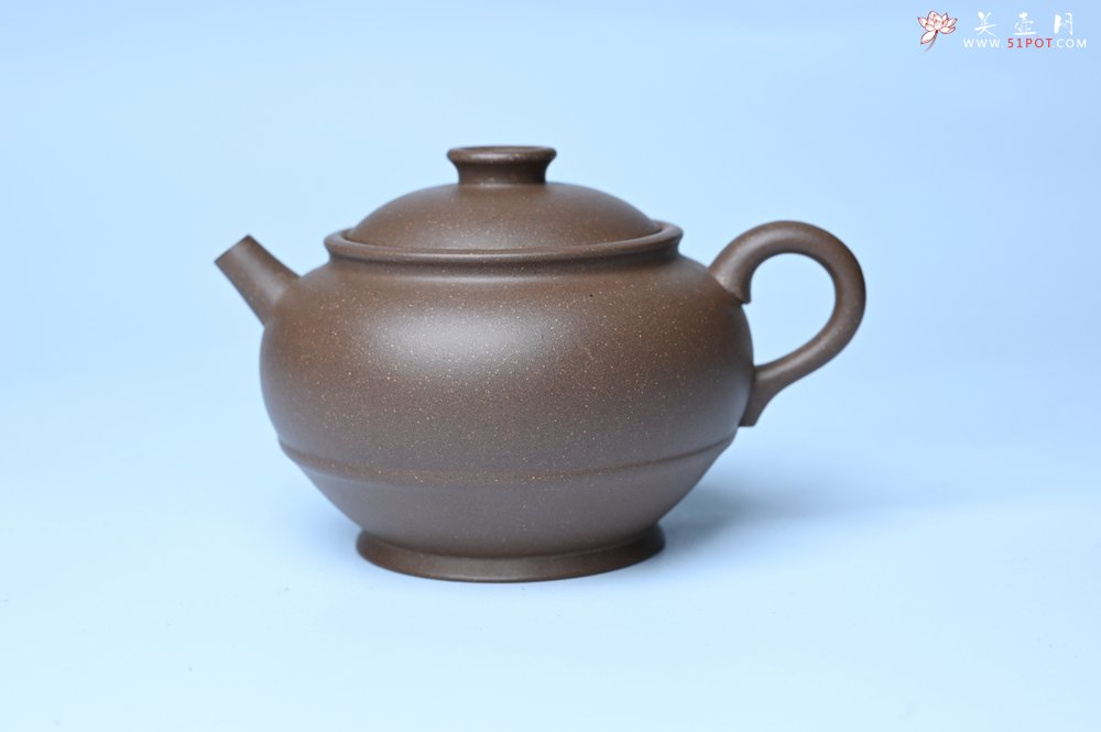 紫砂壶图片：美壶特惠 紫砂壶手工手制青灰段泥巨轮壶 茶壶 茶具 单壶 - 宜兴紫砂壶网