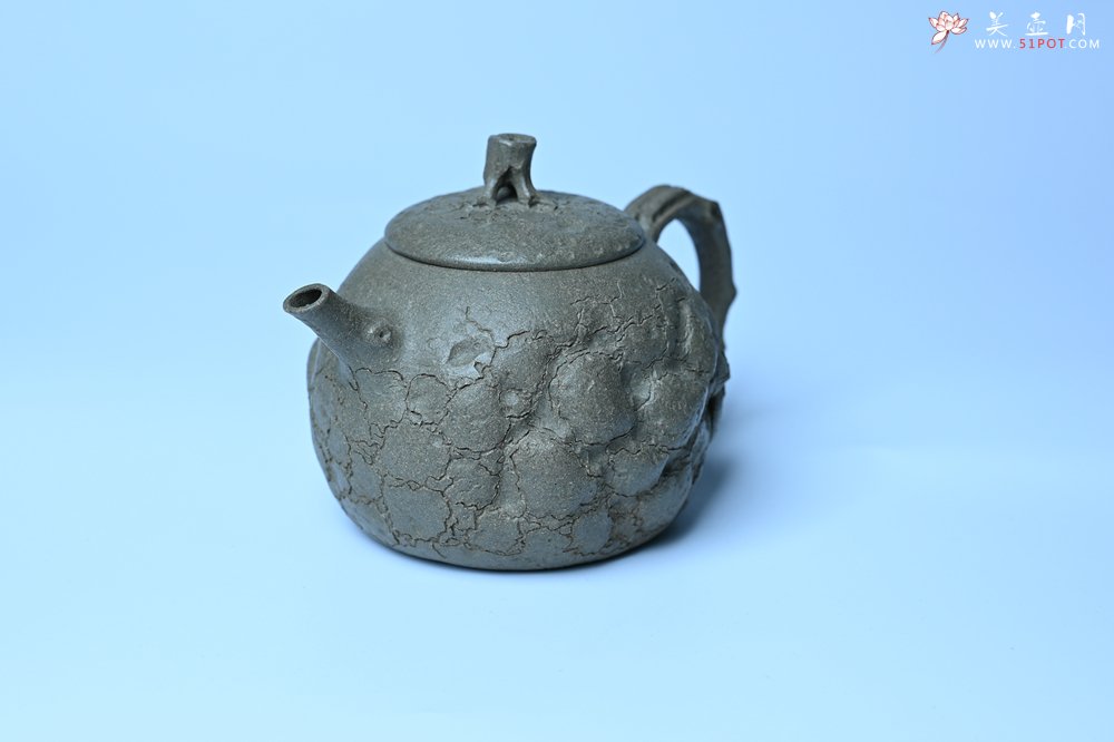 紫砂壶图片：美壶特惠 特好老青段泥云松供春壶 茶人醉爱 - 宜兴紫砂壶网